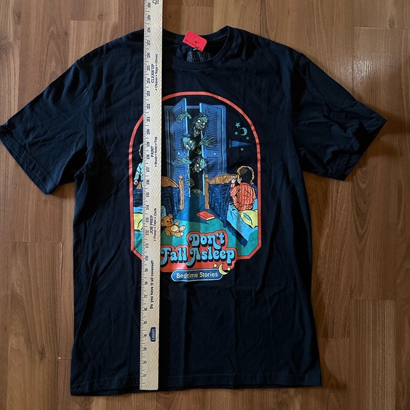NWT Steve Rhodes Don’t Fall Asleep Bedtime Stories T-Shirt size medium 🆕 - Picture 4 of 7